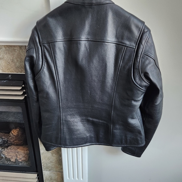 Harley Davidson LG leather riding jacket - Picture 7 of 10